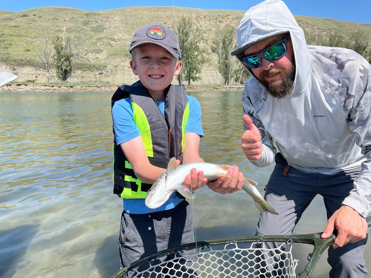Fly Fishing Lessons and Adventures for Kids - Bow River Fly Fishing
